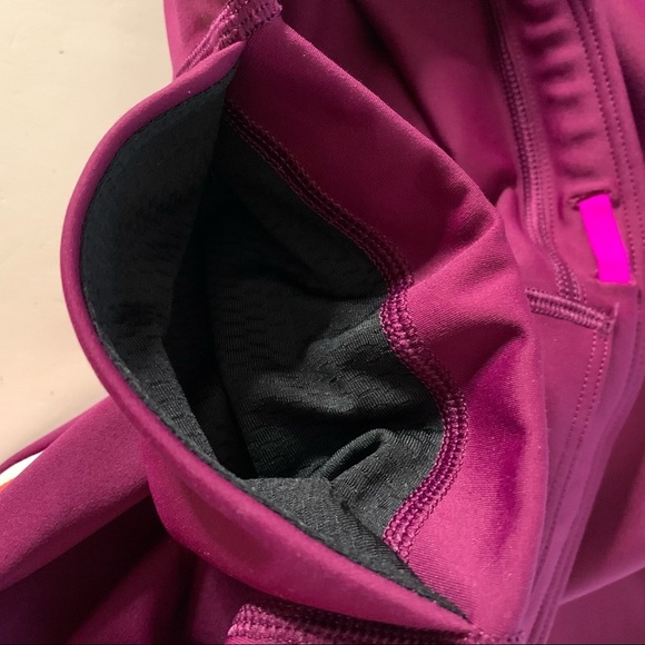 Athleta Contender Purple Legging With Stripes - Picture 7 of 14